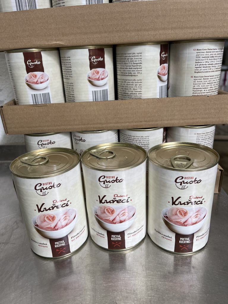 Konzervy pro lidi Bistro Gusto první šarže