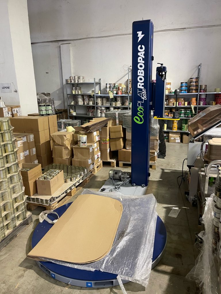 New pallet wrapping machine delivered!