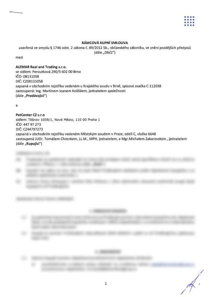 Contract with PetCenter chain signed!